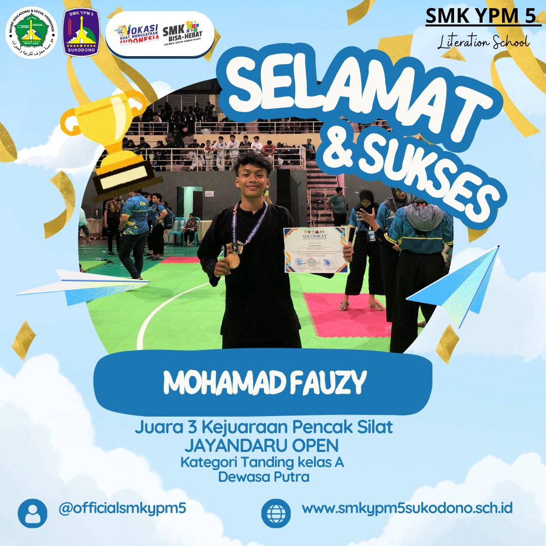 Juara 3 Kejuaraan Pencak Silat JAYANDARU OPEN Kategori Tanding kelas Dewasa Putra